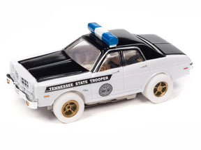 Slot car of a Tennessee State Trooper police car for Auto World SC397