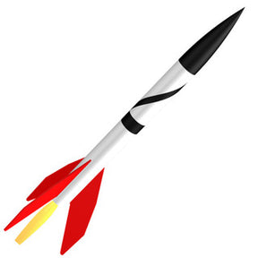 Model rocket kit with fins and nosecone for launching for Semroc WSEM-KV-9