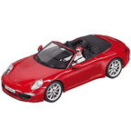 Red Porsche 911 Carrera S Cabriolet viewed from the side for 27534