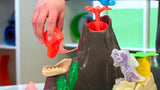 Slime Dino Crew – Lava Bones Island Playset With HydroGlitz Compound | 00732 | Play-Doh