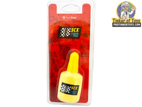 Yellow oil bottle for slot car synthetic oil for SCX 50060