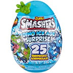 Blue egg toy with dinosaur graphics, labeled "25 Surprises!" for ZURO 7455