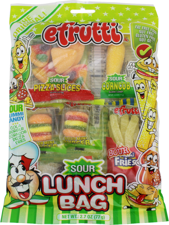 EFRUTTI SOUR 2.7 OZ LUNCH BAG 46208 Nassau Candy ProTinkerToys