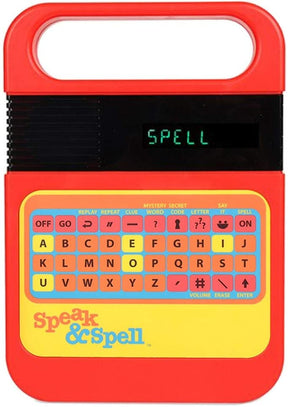 Electronic educational toy with a keypad and display for spelling practice for Schylling 09624