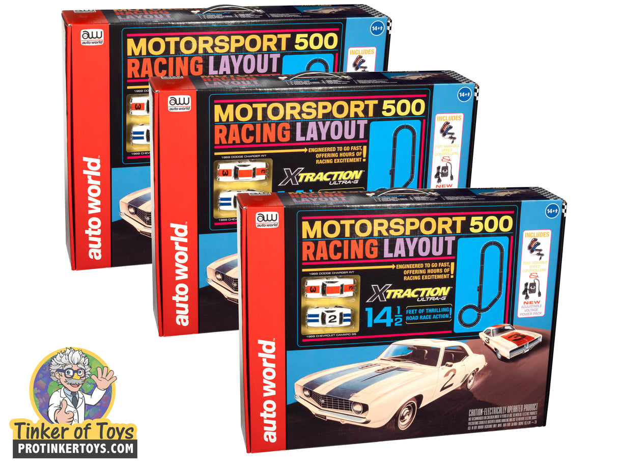 14' Motorsport 500 Slot Race Set | SRS346 | Auto World