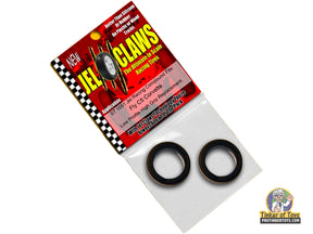 Black rubber tires for 1:32 scale Fly C5 Corvette model car