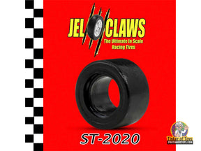 Black scale racing tire, ST-2020, for 1:64 scale slot cars for ST2020