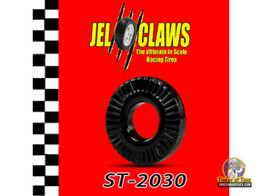 Black scale model racing tire, ST-2030, for miniature vehicles for 1:64 ST2030