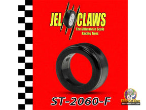 Black scale model racing tire, ST-2060-F for 1:64 AFX Super G+ F