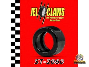 Black scale model racing tire, ST-2060, for 1:64 scale vehicles for AFX Super G+ R