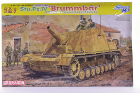 German Stu.Pz.IV tank model kit box art showing the vehicle in action for zzexpiredmodels 6460
