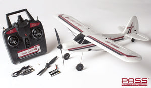 Super Cub MX4 Micro EP 4-Channel RTF Airplane with PASS System | RGRA1114 | HRP Hobbies