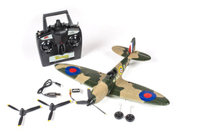 Remote control Spitfire model with propeller and accessories for Rage R/C RGRA1303