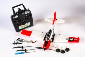 Remote control model airplane kit with propeller and accessories for Rage R/C RGRA1302
