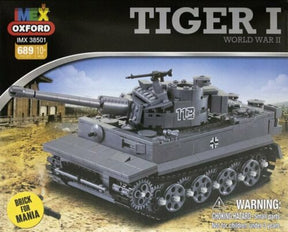 Model kit of a Tiger I tank from World War II for Oxford OXF38501