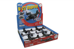 Daron V-22 Osprey toy aircraft set with pullback action for TM8160