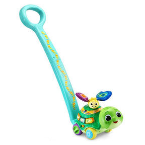 Blue spoon and green turtle toy for baby learning and play for Target VTech 2-in-1