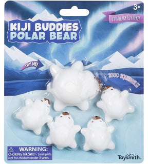 Pack of squishy polar bear toys for play for Toy Smith 7200
