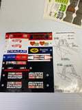 Track Decals H.O. Scale ( Flags and Track Supports ) | TRX900 | Track & Car accessories
