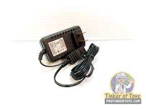 Black power adapter with attached cord for RC vehicle accessory for Auto World TRX00144
