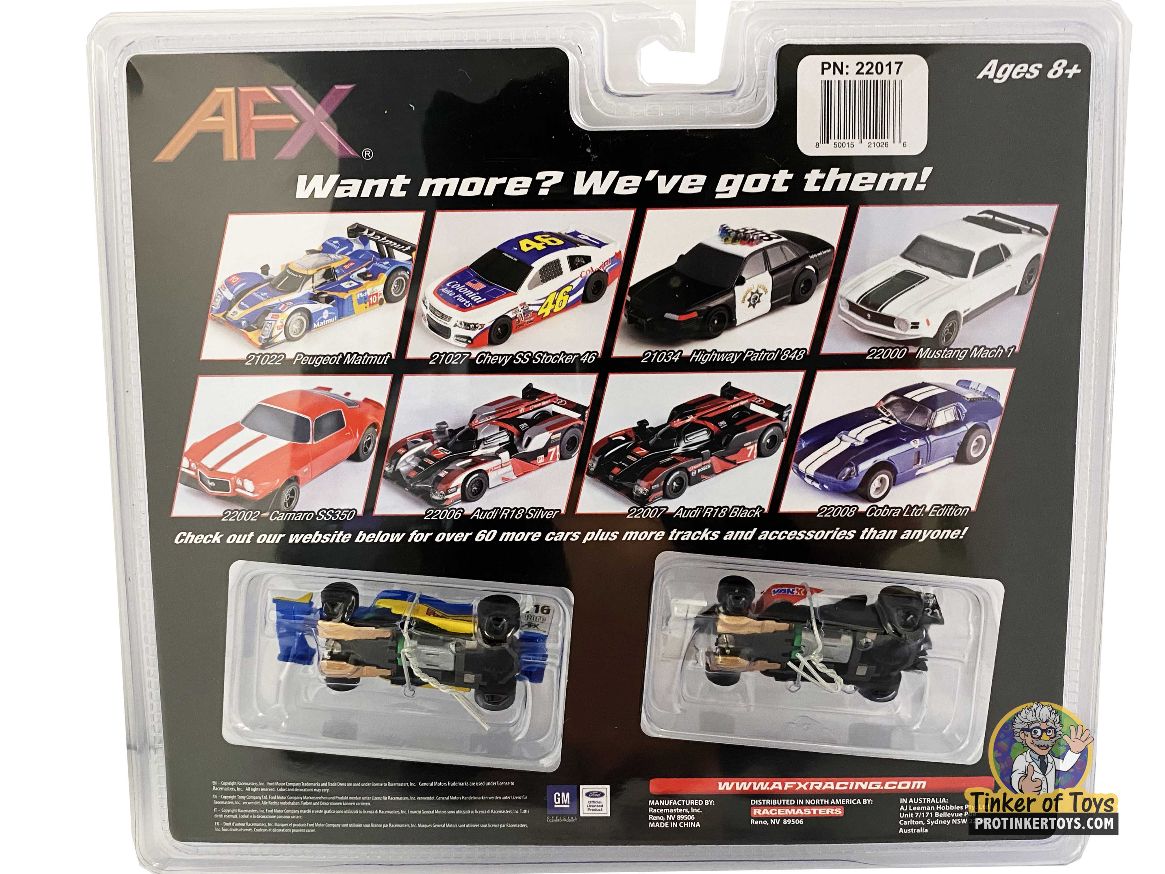 Two Pack – Formula | 22017 | AFX/Racemasters – ProTinkerToys.com