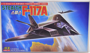 U.S Airforce Fighter Bomber Series Stealth F-117A 1:72  | 1500 | ACE Model Kits-IMEX-[variant_title]-ProTinkerToys