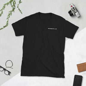 Black t-shirt with white text: for 8706977_474