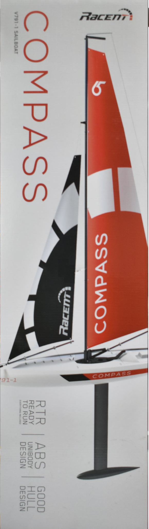 V791-1 Compass SailBoat  RTR | VOL79101 | Racent RC