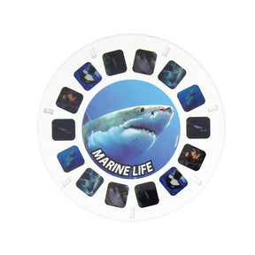 View-Master reel showing various marine life scenes, including a shark for Schylling 2114