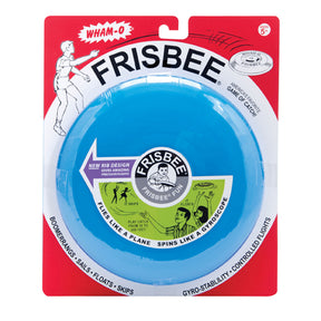 Vintage frisbee disc with text describing its flight characteristics for Schylling 53278