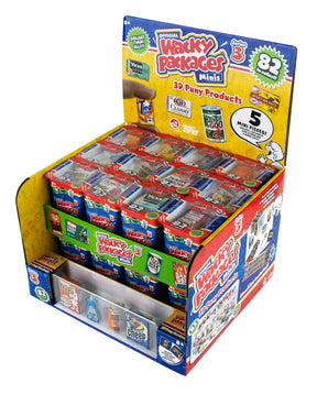 Box of Wacky Packages Minis candy replicas, collectible candy toys for Super Impulse Toys 5215