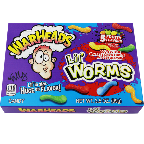Warhead Lil Worm Theater Box | 35096  | Mountain Sweets