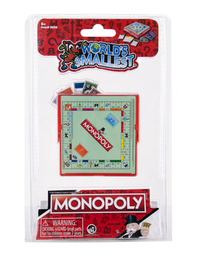 Game set for World's Smallest Monopoly, including board and pieces for Super Impulse 5038