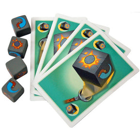 Dice and cards for Catapult Feud game ammo for Vesuvius Media WWI709